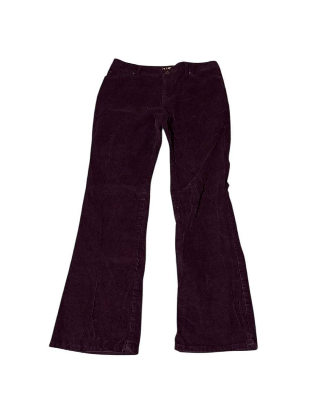 St. John's Bay Brown Corduroy Boot Cut Pants Size 10